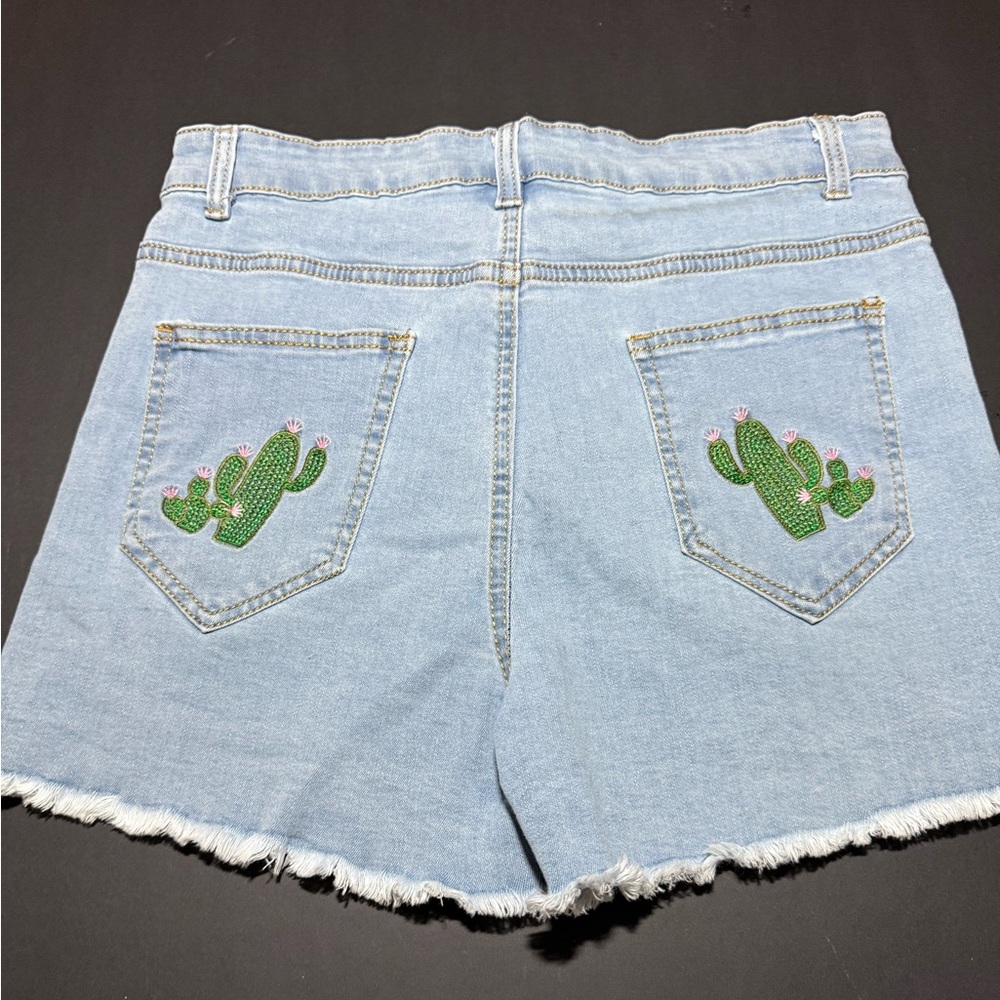 Light Blue Denim jean shorts